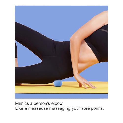 Japanese Craftsmanship Physical Massage Therapy Ball Set - Ideal for Yoga, Deep Tissue Massage,Yoga & Trigger Point Treatments. Set - 2 Extra Firm Balls W/Mesh Bag, Blue