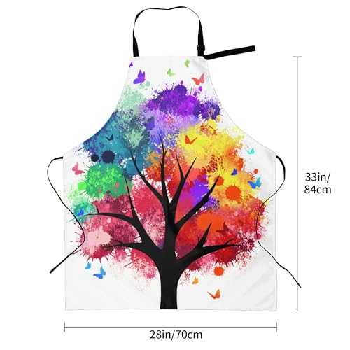Artist Painting Apron with 2 Pockets Painters Art Aprons Gifts for Women Men - color: Artist