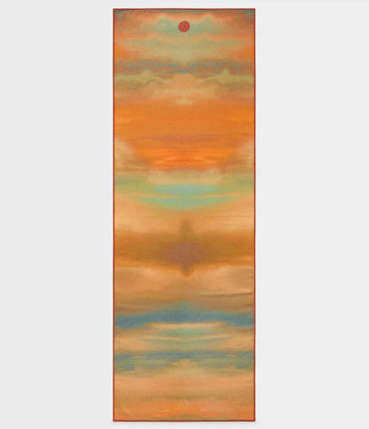Manduka Yogitoes Hot Yoga Mat Towel - 71" | Moisture Activated Grip | Patented Silicone Nubs | Highly Absorbent, Durable & Easy Care | Made from Recycled Materials | 71 x 24 Inches | Dawning - color: Dawning, size: 71" x 24"