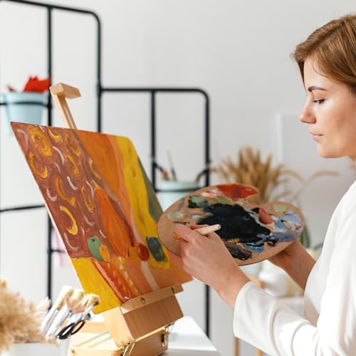 ESRICH Canvas Boards for Painting 32 Pack Art Supplies Paint Canvas 3x5, 4x6, 5x7, 8x10, 9x12, 11x14 Blank Large Canvases for Painting-Cotton Primed Canvas Panels for Acrylic, Oil, Gouache & Tempera. - size: 32 Packs Canvas Panel - 6 Sizes