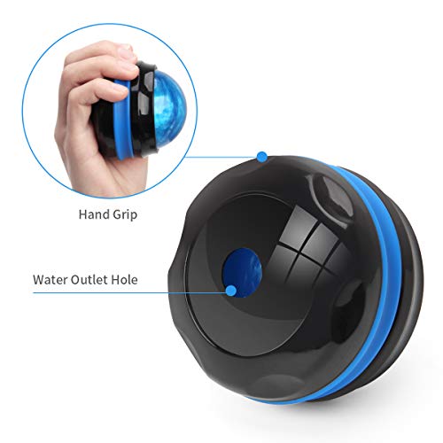 Coolrunner Massage Ball, 2-Pack Handheld Manual Roller Massager | Self Massage Therapy and Relax Full Body Tools, For Sore Muscles, Shoulders, Neck, Arms, Legs, Back, Foot, Body - color: Blue+purple