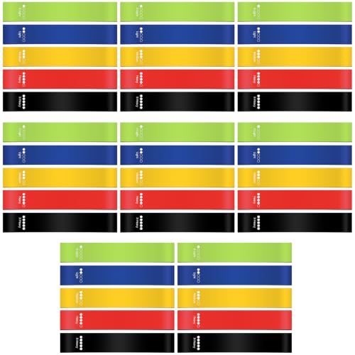 40 Pcs Fitness Resistance Band Sets Bulk with Storage & Carry Bag