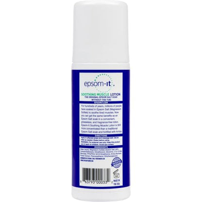 EPSOM-IT Soothing Muscle Epsom Salt Lotion Set, 8 Oz Bottle + 3 Oz Roll On - size: 5.5 Fl Oz (Pack of 2)