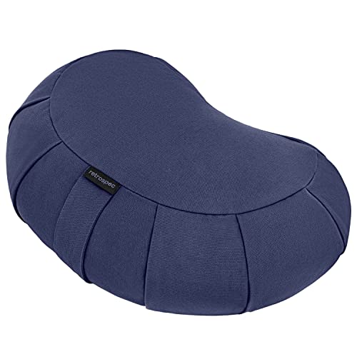 Retrospec Sedona Meditation Cushion, Buckwheat Pillow, Meditation Pillow - color: Midnight, size: 1 Count (Pack of 1)