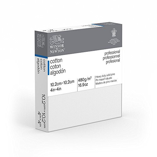 Winsor & Newton Professional Cotton Canvas, 4" x 4" - size: 4" x 4", style: Cotton