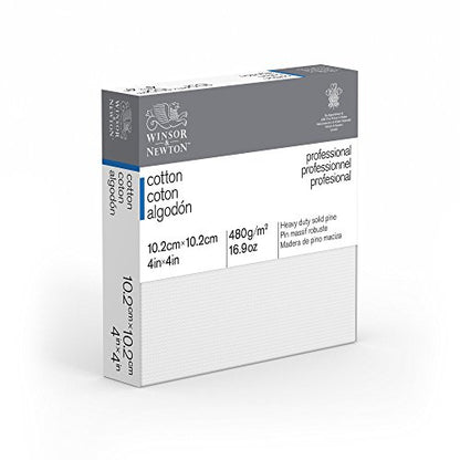 Winsor & Newton Professional Cotton Canvas, 4" x 4" - size: 4" x 4", style: Cotton