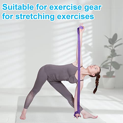 Deekin 4 Pcs Yoga Mat Straps for Carrying Yoga Mat Holder Adjustable Thick Carrier Exercise Sling Cotton Workout Stretching Band for Carrying Large Mats Roller Skate