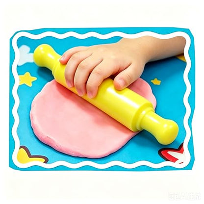 Kids Dough and Clay Play Tools – 25 Pcs Modeling Clay Accessories with Rolling Pin, Cutters & Extruder – Toddler Craft Kit for Preschool Learning and Creative Play - size: 25pcs