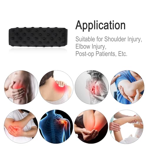 1Pc Arm Sling Padding for Neck Arm Sling Strap Cushion Neck Pad Cushions Shoulder Brace Carry Strap Pads Elbow Wrist Injury Support Strap Padded Women Men Minky Dot Black - color: Minky Dot Black-1pc
