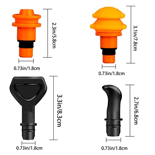 Massage Gun Heads, Replaceable Massager Gun Attachment 9 Different Muscle Massager Heads for 18-19mm Deep Tissue Percussion Massage Head s