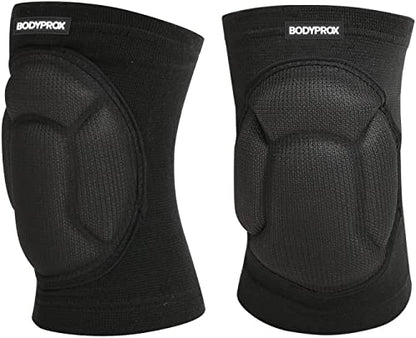 Bodyprox Protective Knee Pads, Thick Sponge Anti-slip Knee Sleeve - size: Small/Medium