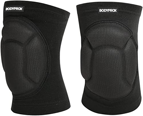 Bodyprox Protective Knee Pads, Thick Sponge Anti-slip Knee Sleeve - size: Small/Medium