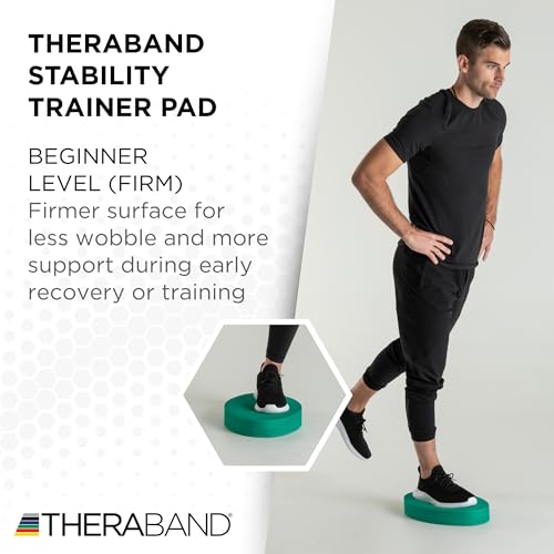 THERABAND Stability Trainer Pad - color: Green - Firm - Beginner, size: Single