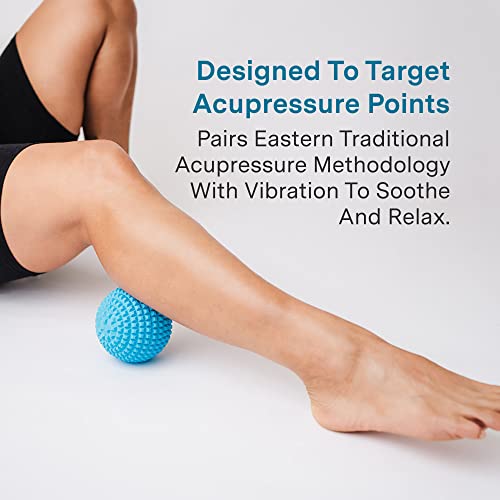 Kanjo Vibrating Acupressure Foot Pain Relief Ball - Foot or Leg Support Massager and Muscle Relaxer