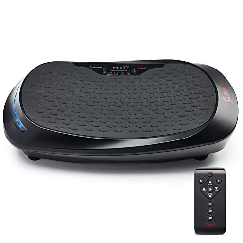 Sunny Health & Fitness 2D/3D Vibration Platform Exercise Machine w/ Remote - size: 4D