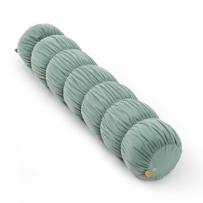 Pat. Pend. Long Cylinder Pillow for Bed, 39 Inch, Green - color: Green, size: 39"x 7.87"