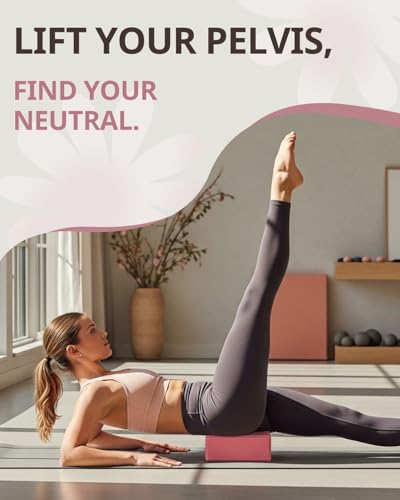 Trideer Yoga Blocks 2 Pack, Soft Non-Slip Foam Blocks with Beveled Edges for Alignment and Stretching in Yoga, Pilates, and Dance - Supportive, Lightweight, Odor Resistant, Latex-Free - color: Guava Pink