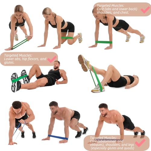 YXILEE Pilates Ring Circle Set - Workout at Home Workout Equipment Women - Booty Bands Stretching Equipment Pilates Mini Exercise Ball for Legs Arms and Thighs - color: Purple01