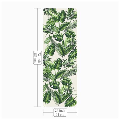Foldable Yoga Mat, 1.5mm Thick Exercise Yoga Mat With Carry Bag | 72" L x 24" W, Non-slip Suede Fitness Travel Yoga Mat for Hot Yoga, Exercise, Pilates, Home & Gym Use, 3 lbs - color: Green