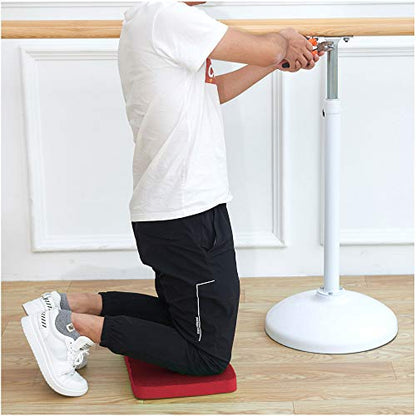 Dimple Kneeling Pad, High Density Thick Foam Comfort Kneeling Mats - color: Red, size: Single