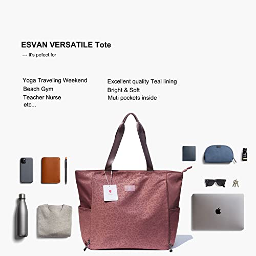 ESVAN Yoga Mat Bag Yoga Tote Carrier Shoulder Bag Carryall Tote for Office,Yoga,Pilates,Travel,Beach and Gym - color: B