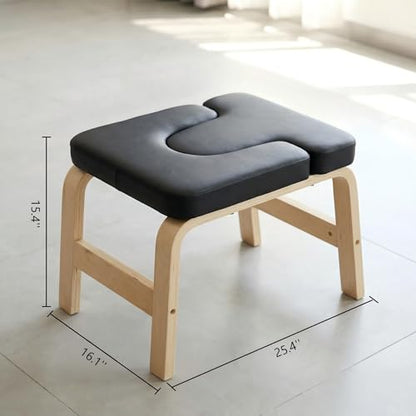 Yoga Headstand Bench, Inversion Chair,Improve Sleep and Stress Relief, Fat Burning and Balance Training, Body Shaping,Ideal for Workout, Fitness and Gym, for Both Beginner and Experience Yogis