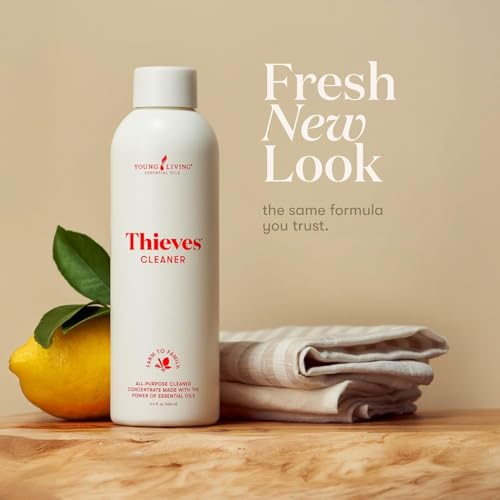 Young Living Thieves Household Cleaner Natural Cleaning Solution, Non-Toxic, A Safely Clean and Healthy Home, Effective for Household Surface - 14.4 fl.oz. - 2 bottles - size: 14.4 Fl Oz (Pack of 2)