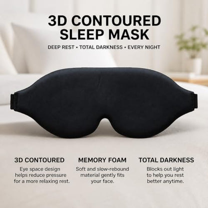 Neck and Shoulder Relaxer,18-Node Cervical Traction Pillow with Earplugs | Trigger Point Neck Stretcher for Tension Headache,High-Density Foam with Eye Masks,for Home Office Use