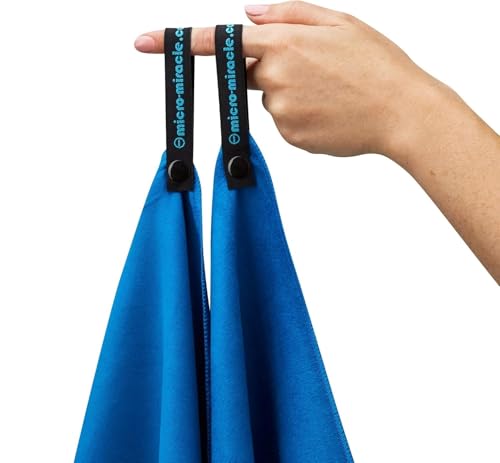 2-Pack Microfiber Towel - XXL Travel Quick Dry and Extra Soft Microfiber Towels, Lightweight and Compact for Gym, Swim Practice, Travel, Backpacking, Camping, RV, Beach, Camping - color: Blue