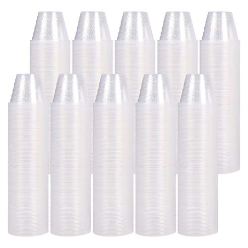 Disposable Medicine Cups 500 Pack - 1 oz Graduated Plastic Measuring Cups for Liquid Medication, Pills, Mouthwash, Medical Dosing & DIY Crafts - size: 500 Pack