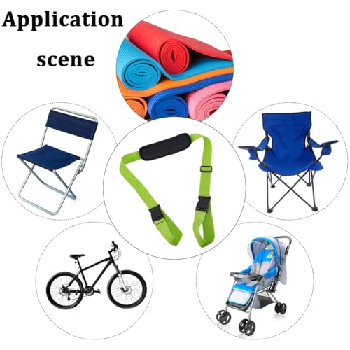 GORGECRAFT 100-189cm Shoulder Strap Replacement Universal Beach Chair Carrying Straps Scooter Adjustable Backpack Anti-Slip Shoulder Belt for Briefcase Laptop Messenger Crossbody Bag Luggage Green - color: Fluorescent Green