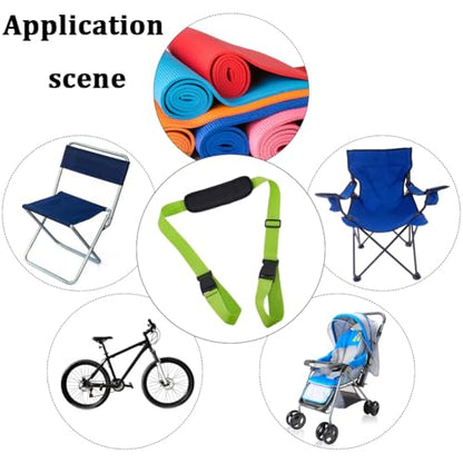 GORGECRAFT 100-189cm Shoulder Strap Replacement Universal Beach Chair Carrying Straps Scooter Adjustable Backpack Anti-Slip Shoulder Belt for Briefcase Laptop Messenger Crossbody Bag Luggage Green - color: Fluorescent Green