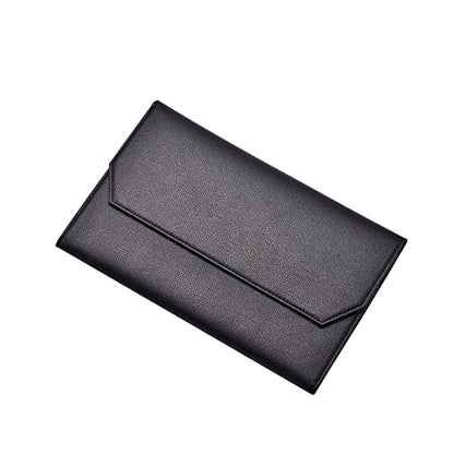 Lanxivi Fountain Pen Case Black Gray Coffee Style PU Leather 48 12 - color: Black- 12 Slot
