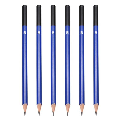 PATIKIL 3H Drawing Pencils for Sketching, 6PCS Sketch Pencils for Drawing Art Pencils Graphite Wood Pre-sharpened for Artists - size: 1 Count (Pack of 1), style: 3H
