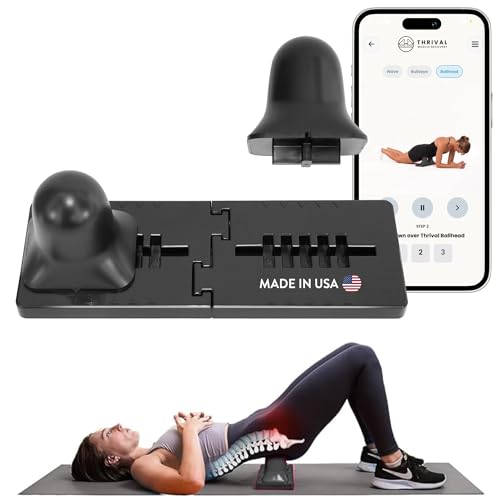Thrival Ballhead, Adjustable Psoas Muscle Release Tool, Carbon Black - color: Carbon Black, size: Thrival Ballhead