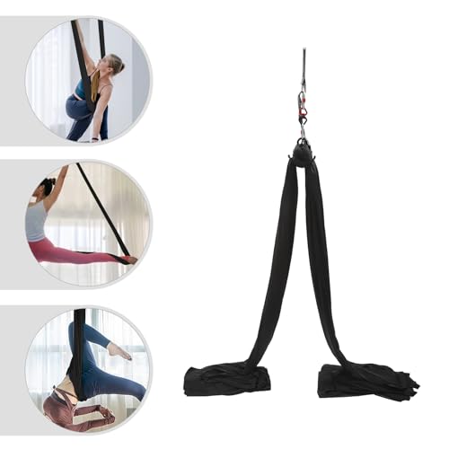 Durable Aerial Yoga Practice Polyester Strap, Aerial Yoga Practice Equipment for Adult, Yoga Hammock Practice Kit