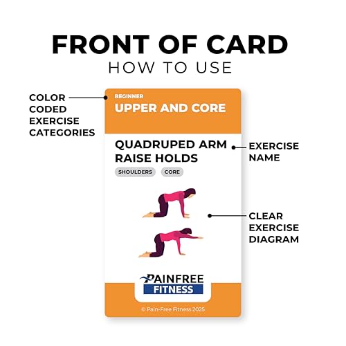 30 Exercise Cards Balance & Stability 3X5'', Beginner to Intermediate