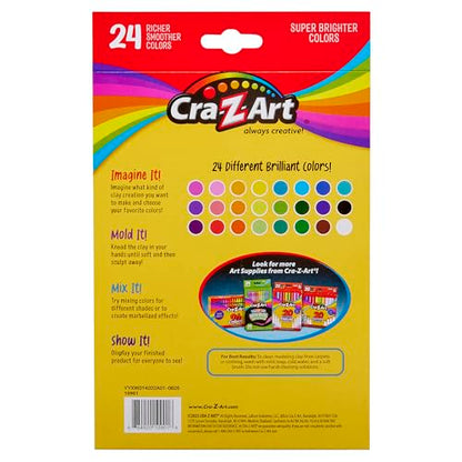 Cra-Z-Art Modeling Clay, 17.5 oz, 24 Count (10901) - size: 24 Count (17.5 oz, Pack of 1)