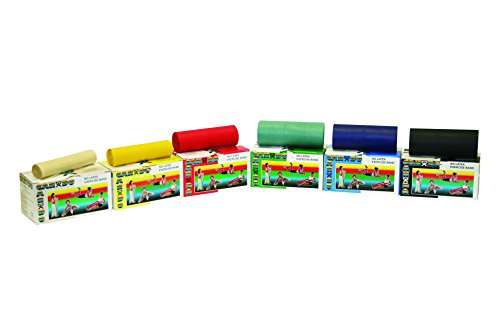 CanDo Latex-Free Exercise Band 6 Yard Roll - color: 5 Piece Set, size: 6 yard roll