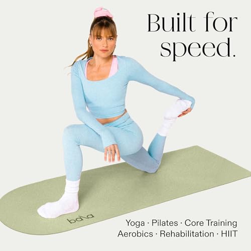 Bala Yoga Mat for Home Gym, Non-Slip Exercise Mat for Home Yoga - color: Sage, style: Mat - 5mm
