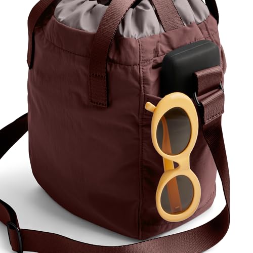 Bellroy Cinch Bucket Bag 9L, Lightweight Crossbody Bag - Burgundy - color: Burgundy