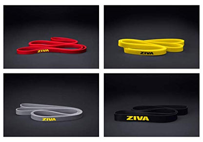Ziva PRO Portable Resistance Band - Pull Up Assistance Exercise Bands for Home Fitness, Stretching, Strength Training, Physical Therapy – Heavy Resistance, 41" L, 33-55 lbs. Tension - size: Heavy