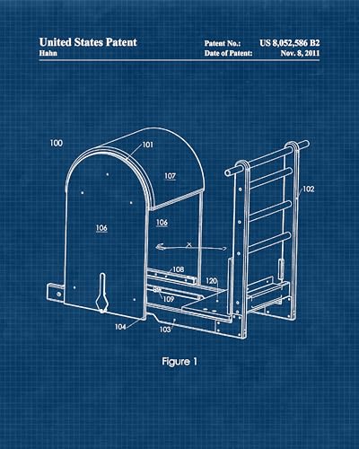 STARS BY NATURE Classic Pilates Machines Patent Prints - color: Blue