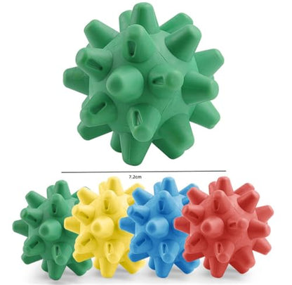 Soft Spiky Massage Balls, 2 Pcs Silicone Massage Ball for Plantar Fasciitis, Trigger Point Release Ball Deep Tissue Self Massage Ball Muscle Soreness Manual Massage Ball for Yoga Gym Exercise (Green) - color: Green