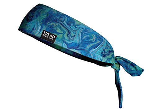 TreadBands All Terrain Tieback Non Slip Headband - Designs. Guaranteed to Stay in Place, Keeps Sweat Out of Your Eyes, Patented Grip Technology. - color: Designs - Ursula