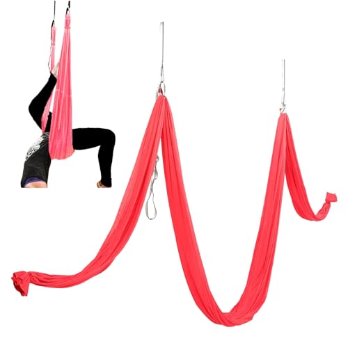 KUAFU 6.56 Yards Aerial Silks for Home Yoga Swing Therapy Swing Aerial