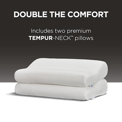 Tempur-Pedic TEMPUR-Ergo Neck Pillow, Medium Profile, White - size: Medium Profile