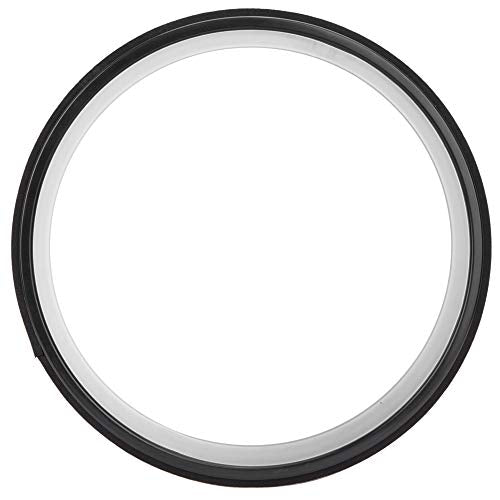 Cryfokt Yoga Wheel, High Density PU Roller for Back Pain Relief | Flexible & Tear-Resistant, Stretching & Flexibility Aid, Premium Quality Roller for Aches & Tension - color: Black inner ring