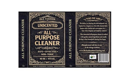 All Purpose Cleaner, Plant Based, USDA BioPreferred, (Unscented)