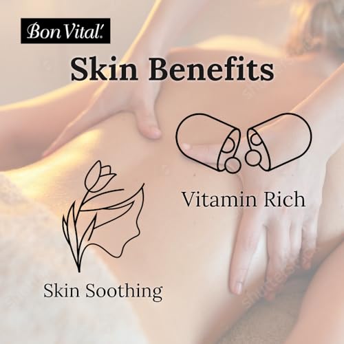 Bon Vital' Original Massage Lotion for a Versatile Massage Foundation to Relax Sore Muscles & Repair Dry Skin, Lightweight, Non-Greasy Formula to Moisturize and Repair Dry Skin, 8 Oz, Label May Vary - size: 8oz (Pack of 2)